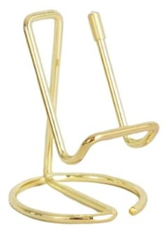 HYKJCSS Visitenkartenhalter für Laden Visitenkartenhalter for Den Schreibtisch, Metall, for Den Schreibtisch, Visitenkartenhalter, Display for Männer Und Frauen Visitenkartenständer(Gold)