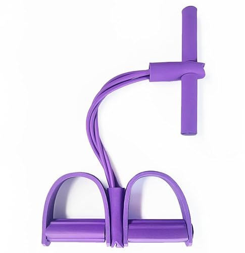 Corde de tension multifonctionnelle, 6 tubes de yoga, bande de résistance à la traction, corde de tension en latex naturel, équipement de fitness, pour exercices abdominaux, équipement auxiliaire