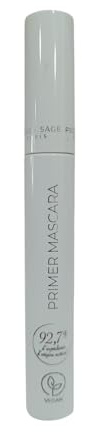 Peggy Sage Paris Primer Mascara Base, Volumizzante e Allungante, Vegan, 92% Ingredienti Naturali, Grigio