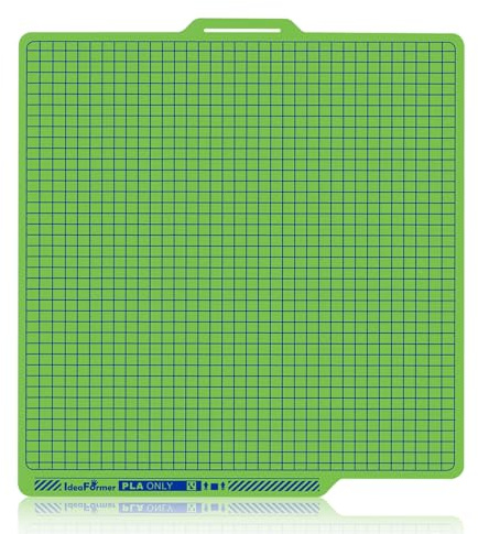 IdeaFormer Grid Textured Cool Plate pour Bambulab P1S A1 X1C X1 P1P X1E, PLA Cold Plate 30-50℃ Basse Température pour Bambu Lab P1S A1 X1C