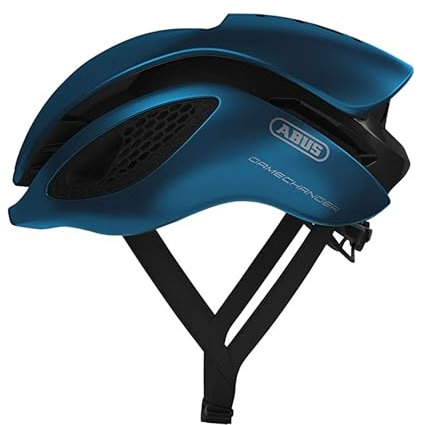 ABUS 77608 Fahrradhelm, Blau (Steel Blue), L (59-62 cm)