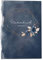 DeinWeddingshop Stammbuch zur Hochzeit Standesamt - Stammbuch der Familie - Familienstammbuch inkl. Einleger - Watercolor Breeze Blau - 16x21 cm