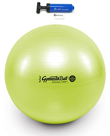 Original Pezzi Gymnastikball Maxafe Ø 53 in Allen Farben inkl. ATC Ballpumpe - bis 400 kg belastbar - Fitness, Reha, Therapie, Gymnastik und als Sitzball fürs Büro