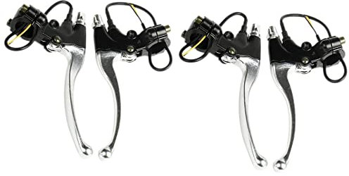 Ctwezoikmt 2 Paar Elektrische Fahrrad Brems Hebel Fahrrad Bremsen Cut-Off Brems Hebel Rad Teile für Elektrische Fahrrad Roller
