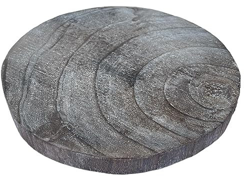 Dadeldo Living & Lifestyle Baumscheibe Anthrazit Dekoration Tischdeko 40cm