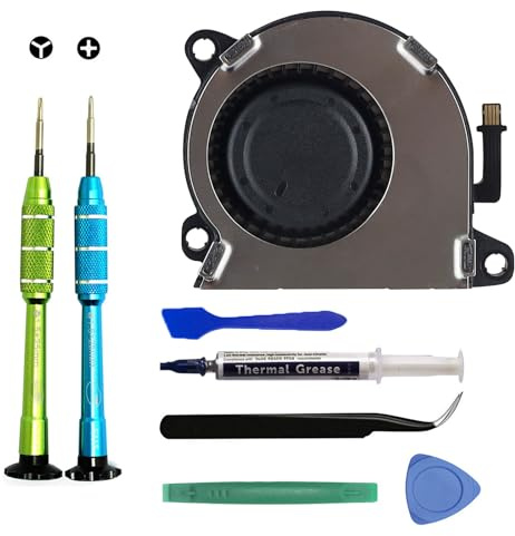 Replacement Internal Cooling Fan Cooler for NS Nintendo Switch Lite Console, Repair Parts with Thermal Paste, Screwdriver Tool Set