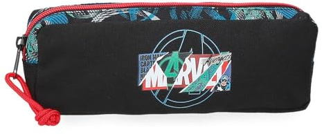 Disney Marvel Marvel Shield, Schulmäppchen, Kindermäppchen, aus Polyester, perfekt zum Organisieren und Aufbewahren von Stiften und Bleistiften, von Joumma Bags.