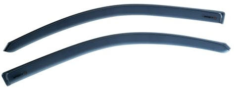 MOTOS Sports Windabweiser Regenabweiser für Volkswagen Golf VII 2012-2020 Dynamischer Entwurf, Langlebig & Robust, Leichte Installation, Energieeinsparung durch Belüftung, Verringerung von Lärm und Lu