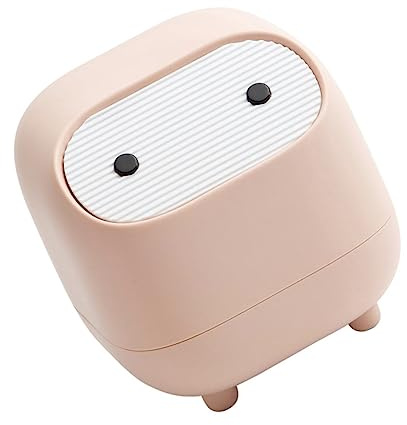 LABRIMP 1pièce Mini Poubelle De Bureau Créative à Pression Bac à Déchets Original Pour Maison Bureau Et École Design Unique Et Pratique Pour Environnement Propre