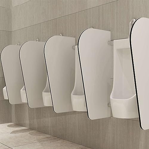 CQIKRWGWS Urinaltrennwand Aus Holz, Abgerundete Ecke, Urinal-Trennwand, Sichtschutz, Herren-Urinaltrennwand, Toilettenzubehör Für Hotels/Einkaufszentren/Schulen
