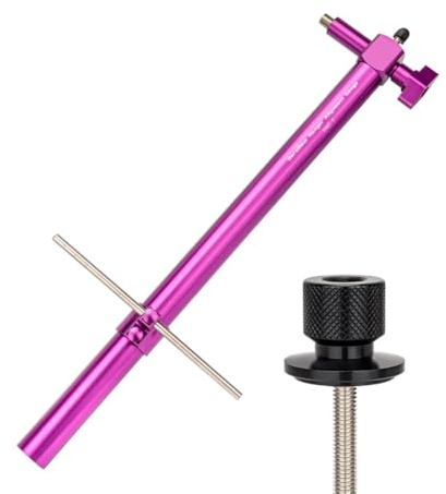 Hapihom Fahrrad Schaltauge Alignment Gauge Werkzeug, Fahrrad-Umwerfer-Ausrichtungswerkzeug, Umwerfer-Ausrichtungswerkzeug, Schalthebel-Einstellwerkzeug, Edelstahl Bike Repair Tool