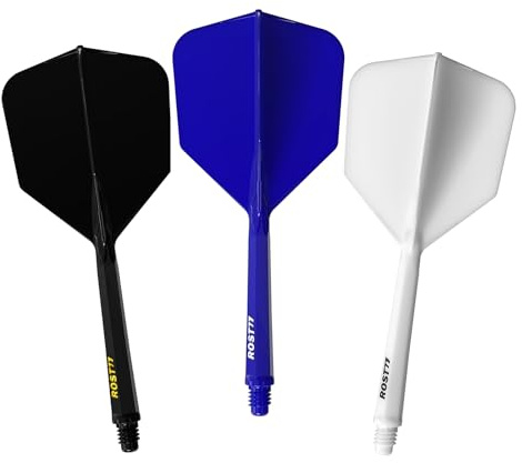 CUESOUL ROST 77 Integrierter Dartschaft und Flight, Big Wing Shape, 3er-Set (Serie in Vollfarbe)