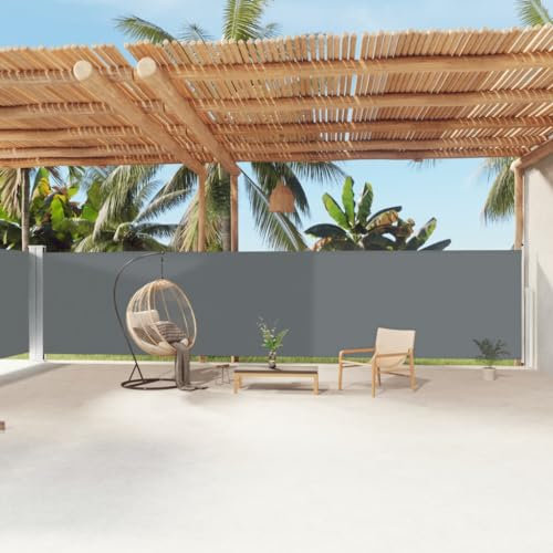 Home Garden - Toldo lateral retráctil antracita, 180 x 1200 cm