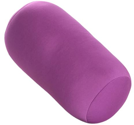 Oreiller Cervical Rond En Microbilles Pour Soutien Du Cou, Coussin De Corps Cylindrique, Coussin De Soutien Doux Dos Pour Voyage, Dormir, Bain, Lit, Massage, Yoga Et Repose-jambes, Relaxation