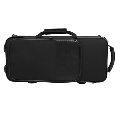 Custodia Doppia Rigida per Tromba Tessuto Oxford, Trumpet Case Manico in Gomma ， Deposito per le Prove Quotidiane