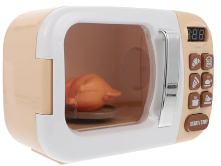 Abaodam Four à Micro-Ondes Factice en Plastique Sûr et Solide, Mini Taille Adaptée pour Garçon et Filles, Éducatif Amusant Cuisine pour Jeu de Rôle Garçon Fille, Décoration pour Maison