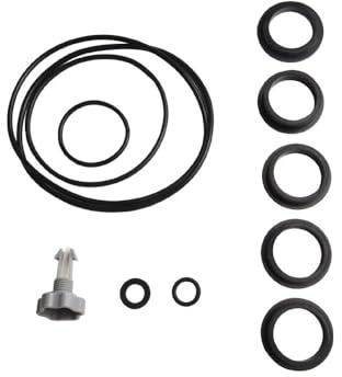 EasyByMall Set di riparazione valvola di scarico aria e guarnizione O-Ring per pompe filtro a sabbia Intex – Kit di parti di ricambio in gomma (10460, 11228, 11412, 11379, 11385, 11457, 11824, 11232)