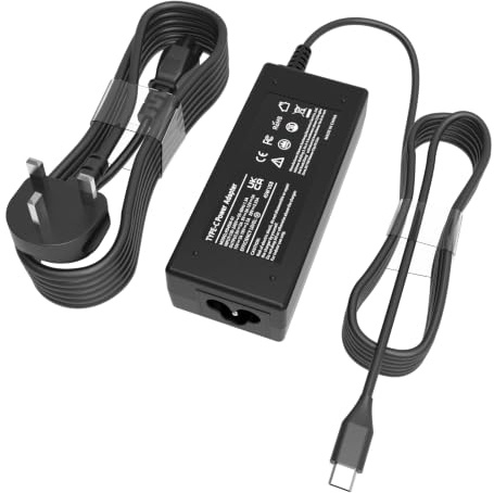 Riabwwox 45W Chromebook Charger Type C Compatible with Acer Asus Samsung HP | Dell Lenovo Series ,Universal USB C Fast Charging AC Adapter