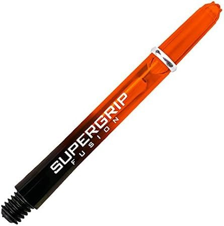 Harrows Supergrip Fusion Shafts - Verschiedene Ausführungen, 1 Set = 3 Stück (Orange, Midi)