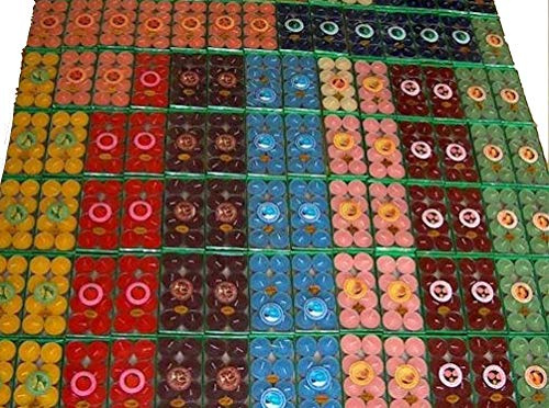 Timtina Duft Teelichter Kerzen (576 Stück Teelichter, Düfte Fruity)