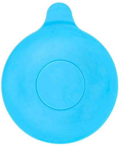 Tappo Universale per Vasca da Bagno in TPR, per Lavandino, Doccia, Lavello - Blocca Scarico dell'Acqua, Diametro 13 cm, per Scarichi fino a 90 mm - Ventosa, Blu