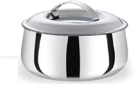 Nobel Stainless Steel Hot, Cold & Fresh Food Insulated Casserole Double Wall Warmer with Lid (1.5 Litre)