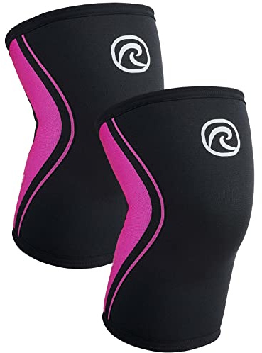 Rehband Fascia per Ginocchio Neoprene da 3 mm per Corsa e Fitness, stabilizza e riscalda i Muscoli, Supporta Le articolazioni.