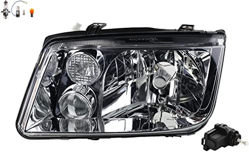 Johns, Scheinwerfer HSW passend für VW Bora 1J2 10/98-05/05 Links Leuch. m. Stellmotor