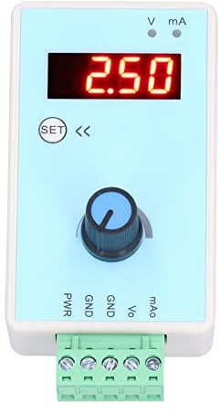 Generatore Segnali Funzione Portatile USB, Uscita 0-10V e 0-20mA Regolabile, Spie Luminose, per Test Industriali, in ABS | Generatore Segnali Usb 0-10V