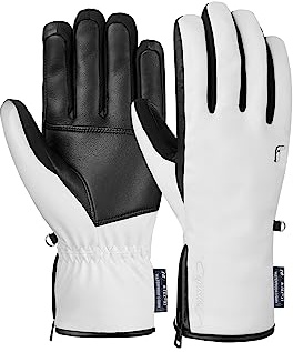 Reusch Skihandschuhe für Damen | sehr warm & wasserdicht mit Lederinnenhand | winddichte & atmungsaktive Winterhandschuhe, für Ski, Piste & Outdoor, Größe 6-8,5, Tiffany R-TEX XT