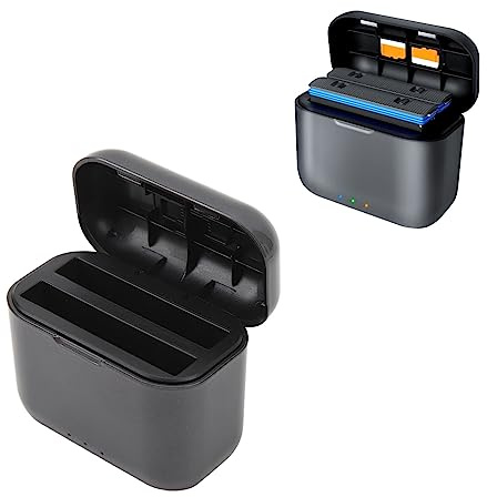 Focket Fast Battery Charger Hub for ONE X2, 2 Channel USB Type C Battery Charging Storage Station with Card Slots, Quick Portable MCU Intelligent Fast Charge Hub Bundle