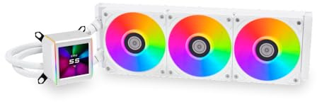 Lian Li Ga Ii Lcd Processore Kit Di Raffreddamento A Liquido 36 Cm Bianco 1 Pz (lian Li Galahad Ii Lcd Performance Aio 360mm All In One Cpu Cooler -
