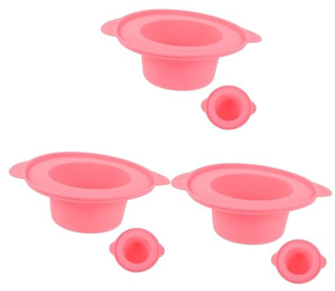 Healeved 3stücke Silicone Facial Mask Mixing Bowl Hochtemperaturbeständige Silikon-schüssel Für - Leicht Und Tragbar Für Hautpflege Und Beauty-anwendungen