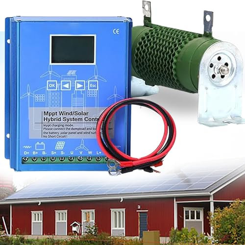 Contrôleur de Charge Hybride Solaire éolien12000 W Régulateur de Commutation Automatique Hybride Solaire éolien MPPT, pour chargeur de Générateur D'éolienne,24V/12000W