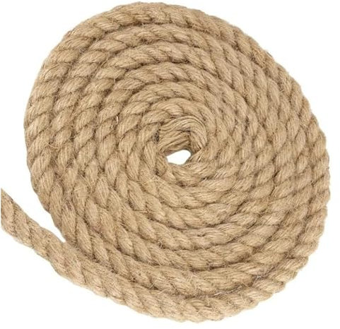 Große Seile, verschleißfeste Seile Seil, 10 mm Sisalseil und dicke Jute for Katzenkratzbäume, Gartenbündelung, Kunsthandwerk, starkes Seil (Größe: 10 mm 30 m) (Größe: 10 mm 10 m) (Größe: 10 mm 30 m) (