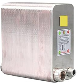 Échangeur de chaleur Échangeur De Chaleur En Acier Inoxydable, 80 Plaques, Refroidisseur De Moût De Bière, Brassage Domestique, Type Plaque Brasée, Chauffe-eau SUS304(Different Side)