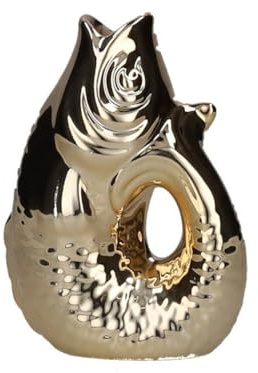 Giftcompany Monsieur Carafon Vase/Karaffe Fisch XS Gold 0,2l
