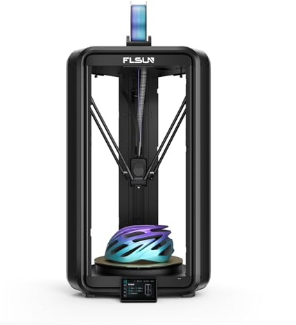 FLSUN T1 MAX Impresora 3D Delta, 1000 mm/s Alta Velocidad y Precisión, Diseño Ultra Silencioso para Oficina, Boquilla de Acero & Nivelado Automático, Tamaño de Impresión Grande 300x300x297 mm