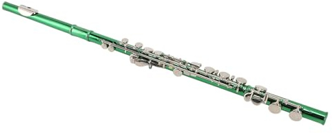 Geschlossenes Loch 16 Key -C -Flöte, Weiße Kupfer -Flöten -Flöten -Set mit Tuning -Stab, Stand, Reinigungsstoff, Aufbewahrungsbox für Anfänger, Schüler, Flötenenthusiasten