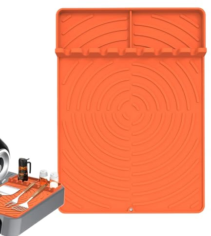 Alfombrilla de silicona para parrilla, cuchara de servir antideslizante, almohadilla de para mostrador, resistente al calor, almohadilla de parrilla al aire libre para patio, camping, picnic
