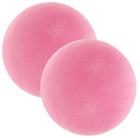 TOPBATHY Massagebälle 2 Stück Tpe Faszienball für Tiefengewebsmassage Rücken Fuß Nacken Myofasziale Triggerpunkttherapie Yoga Muskelentspannung