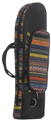 SOIMISS Bolsa de Trompeta Portátil de Tela Oxford, Funda Ligera y Compacta para Trompeta, Organizador Resistente para Transporte en Viaje y Almacenamiento Seguro de Instrumentos Musicales