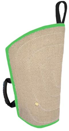 TTETTZ Manicotto da Addestramento per Cani, Manicotto per Tirare, Giocattolo per Mordere E Giocare, Design con Impugnatura Resistente, Attrezzatura per, Verde