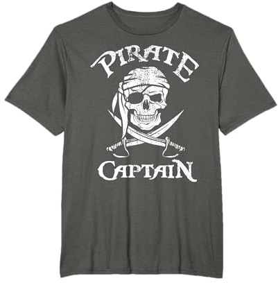 Piraten Kostüm Piratenflagge Pirat Kapitän Deko T-Shirt