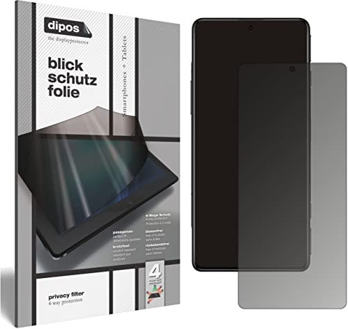 dipos I Protección de la Vista Compatible con Poco F3 GT Protector de Pantalla Privacy
