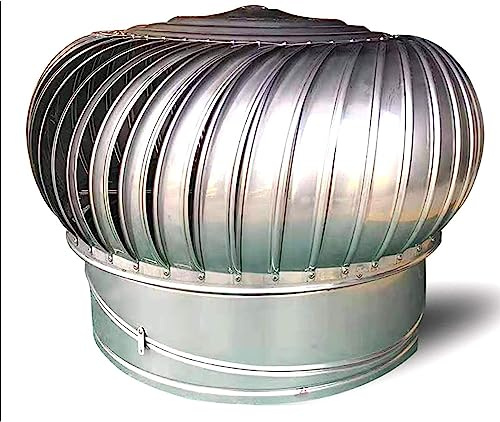 Steady Roof Hood Chimney Ventilator Thickened Stainless Steel Exhaust Hood Factory Chimney Rainproof Outlet (200mm)