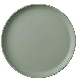 Mepal - Breakfast plate Silueta - Dishwasher & microwave resistant - Plastic plates - Dinner plates - Tableware - 23 cm - Nordic sage
