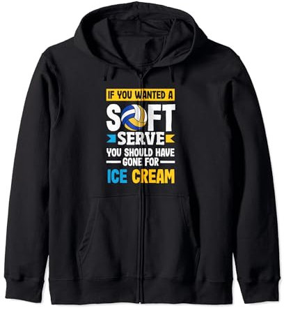 Si vous voulez une portion molle, optez pour le volley-ball à la crème glacée Sweat à Capuche