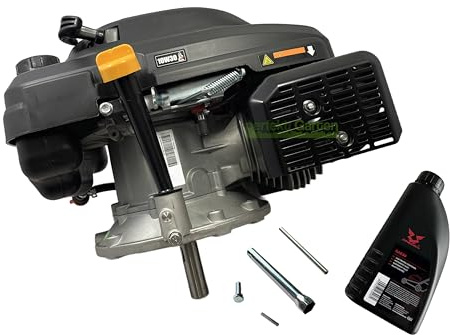 Motor de cortacésped de arranque de retroceso Zongshen XP200A de 196 cc y 6,5 CV de perfektGarten 22,2 mm / 80 mm + aceite