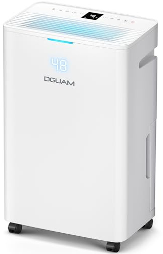 4500 Sq. Ft Dehumidifier, Max 80 Pint Dehumidifier for Basement, Compressor Dehumidifiers for Home with Drain Hose, Smart Humidity Control, Energy Efficient, Quiet for Bedroom, Large Rooms.